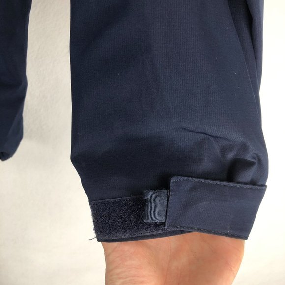 *SOLD* Eddie Bauer Men's Large Weather Edge Waterproof Blue Long Sleeve Jacket - Picture 3 of 13